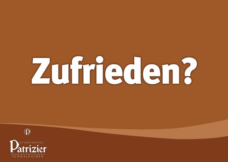 Stadthotel Patrizier Schmalkalden Bagian luar foto